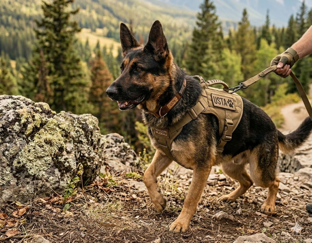 harnais militaire pour chien Harnais et Laisse pour Chien : Le Duo Indispensable du Pack Basique