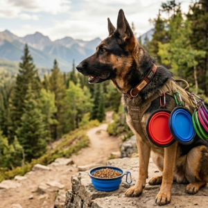 gamelle pliable pour chien en voyage