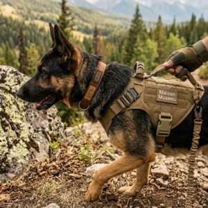 Pack Pro (harnais, laisse et collier militaire pour chien)